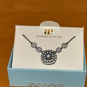 BP March 2026 Elegant Hematite and Blue Bracelet